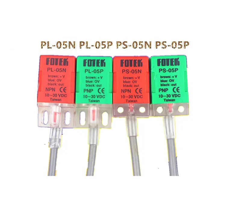 10PCS FOTEK PS-05P PS-05N PL-05P PL-05N  PL-08N PL-08P Inductive Proximity Switch Sensor Sn-5mm PNP NPN NO New High Quality