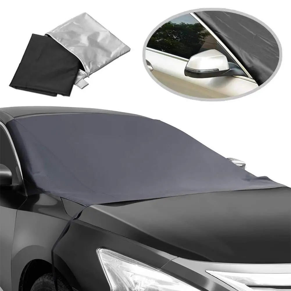 Universal Car Snow Cover Frost Car Windshield Cover Frost Guard Protector Waterproof Windshield Protector For Car Truck SUV