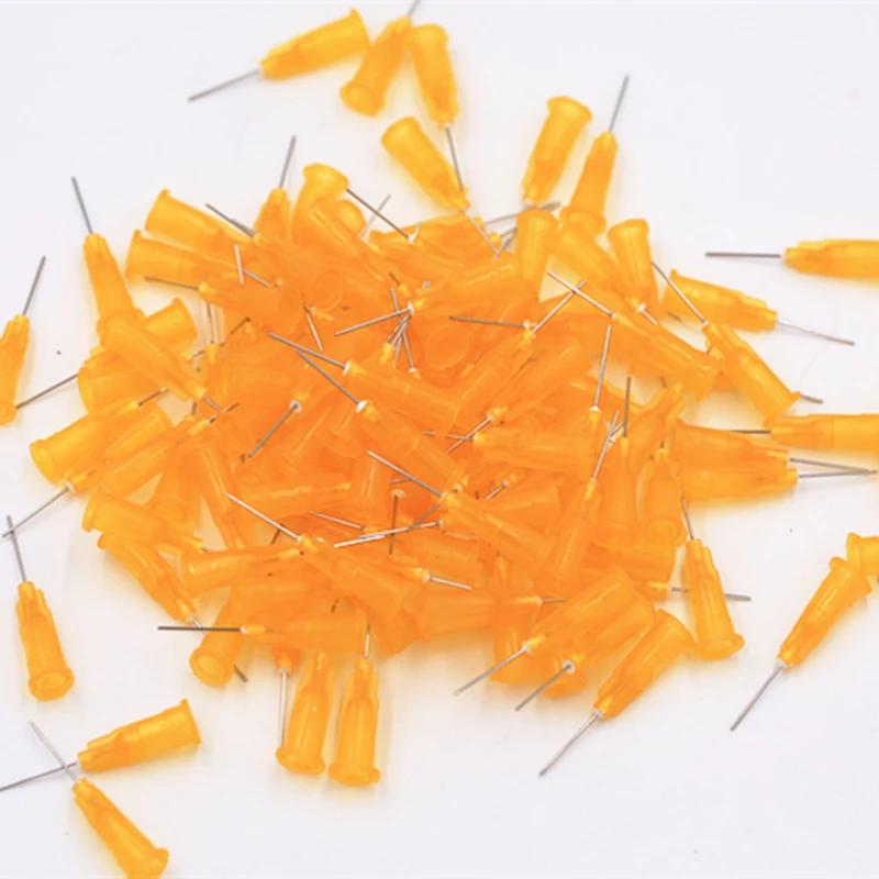 100 stücke 25g Präzision passiviert s. s. Abgabe spitze mit pp safety lok Nabe, 0.5