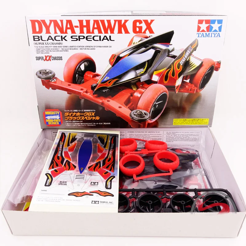 تاميya 1/32 مقياس موديل سيارة 4WD 95000 DYNA-HAWK GX الأسود الخاص (الهيكل السفلي Super XX)