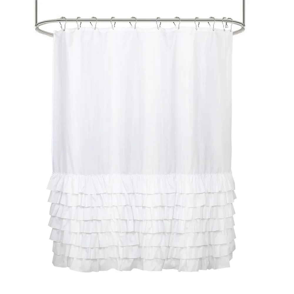 

Art Shower Curtain Waterproof Polyester Fabric Washable 180x180cm Bathroom Curtain Door Custom Design