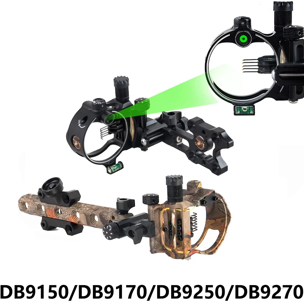 

Topoint 5/7 Pin Bow Sights DB Series Retina Micro Adjust Tool Less Design for Recurve/Compound Bows Archery Hunting