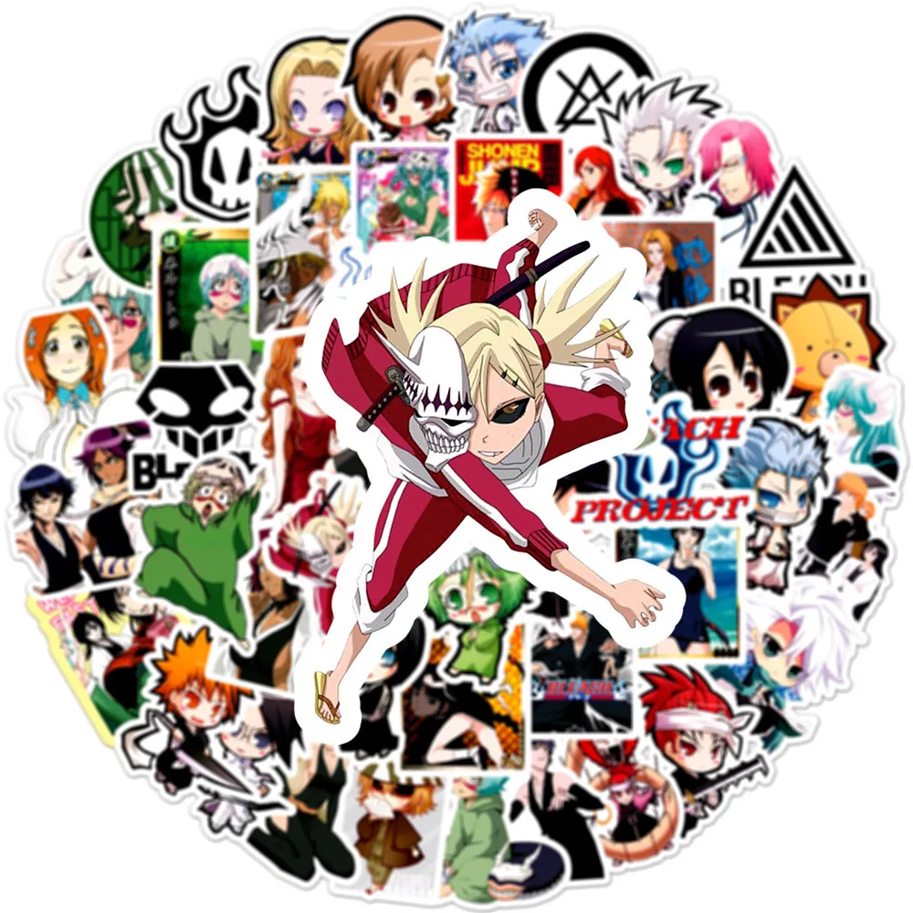 

10/30/50pcs Pieces Of Bright Realm Anime Graffiti Stickers Scrapbook Laptop Kids Toys Diy Car Guitar Pvc Fridge Decal Stickers