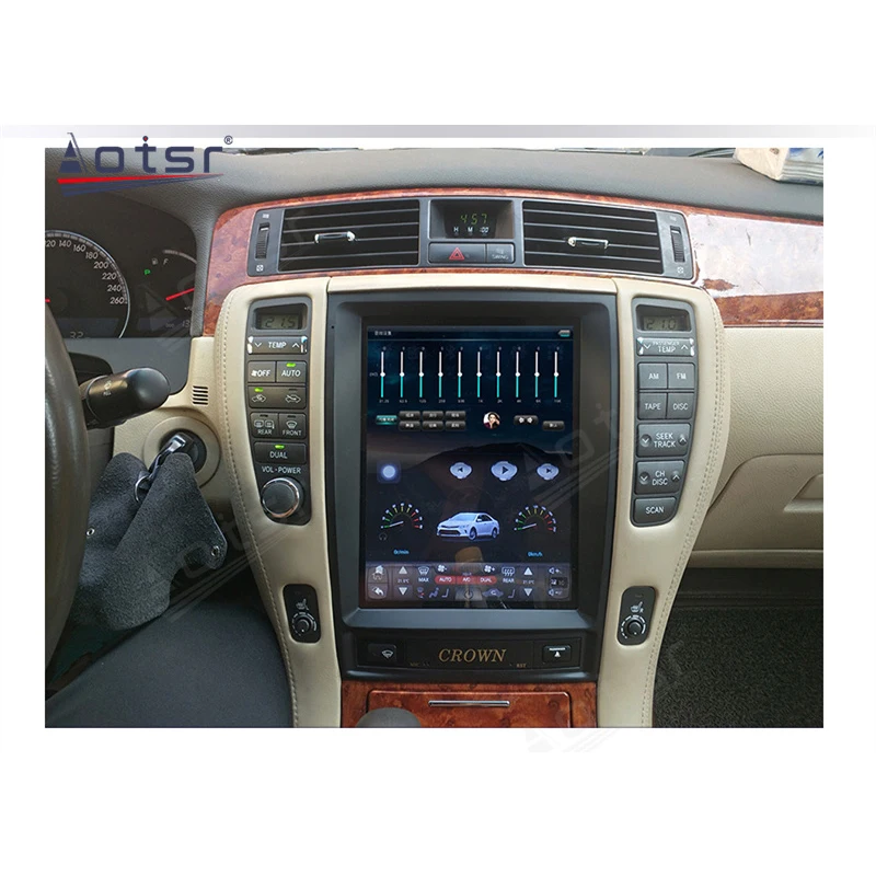 

4+128G Tesa- Screen Multimedia Stereo Android 9.0 Player For Toyota Crown 2012 GPS Navi Car Radio 2 din Receiver Video Head Unit