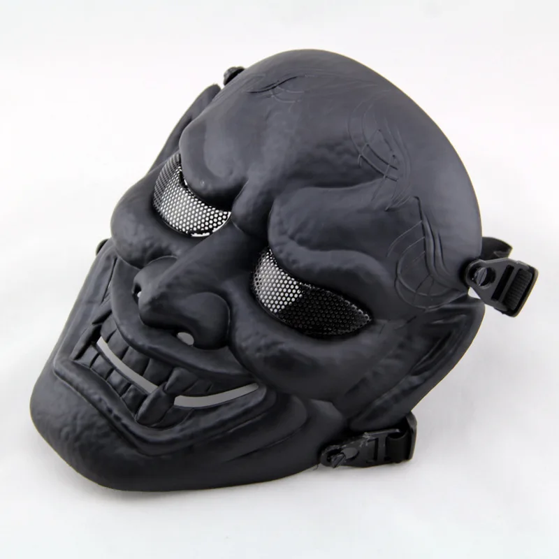 Samurai Hannya Oni Prajna Airsoft Mask Halloween Costume Cosplay Evil Demon Monster Kabuki Samurai Hannya Oni Prajna Masks