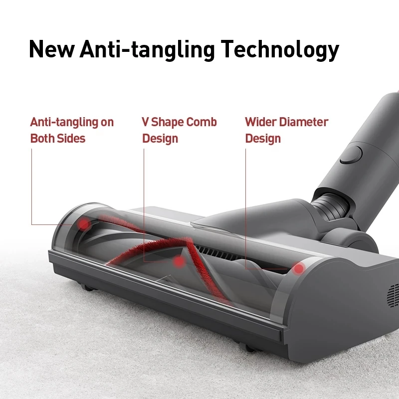 Dreame T20 aspirapolvere portatile a batteria spazzola intelligente per tutte le superfici 25kPa aspiratore per moquette da pavimento tutto In uno