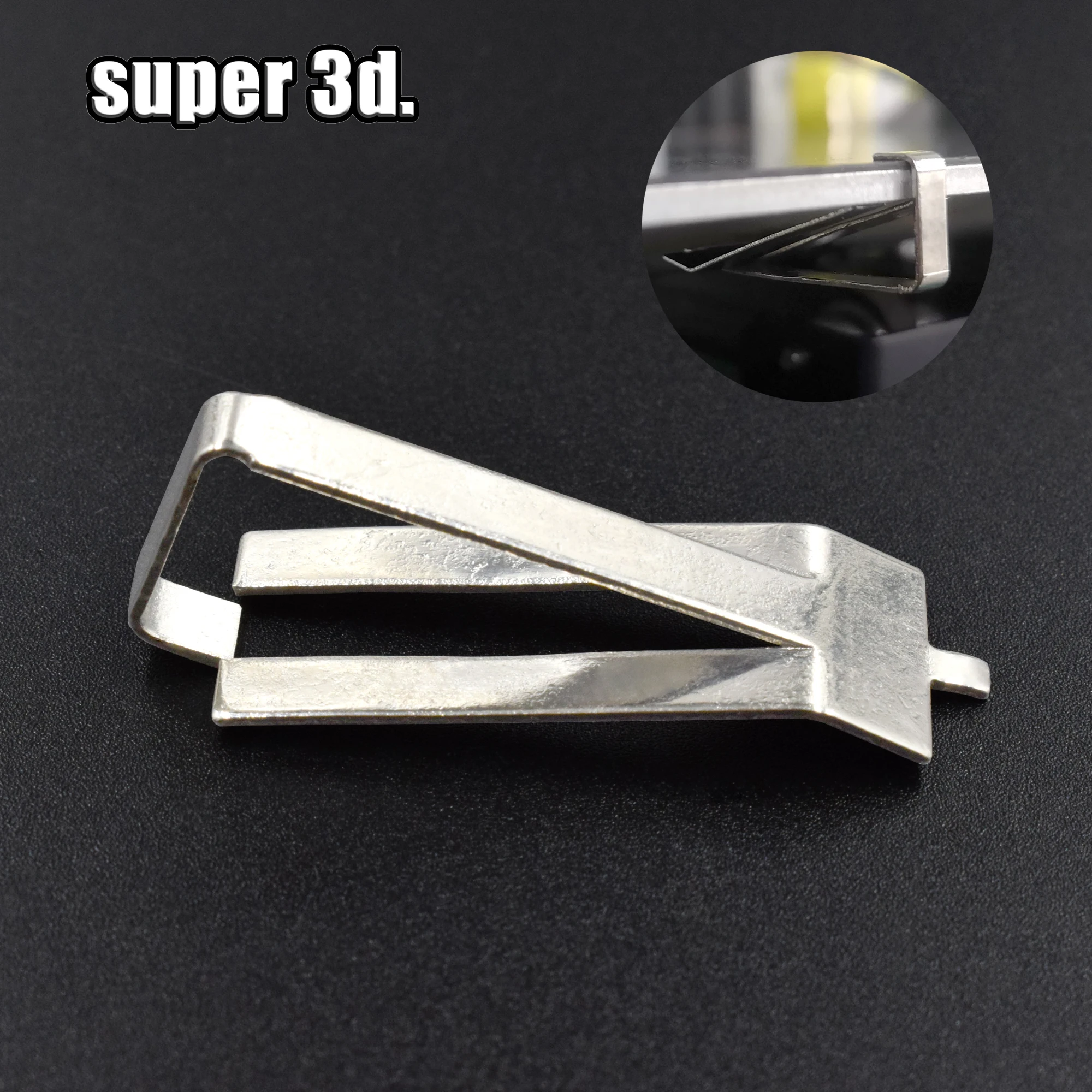 4/8pcs Glass Heated Bed Clip Clamp Heatbed clip Stainless Steel  3D printer parts For Build Platform Retainer