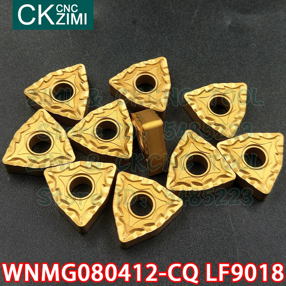 WNMG080412-CQ LF9011 WNMG080412-CQ LF9018 Carbide Dạng Bên Ngoài Biến Miếng Dụng Cụ Kim Loại CNC Tiện Dụng Cụ WNMG Cho Thép Không Gỉ