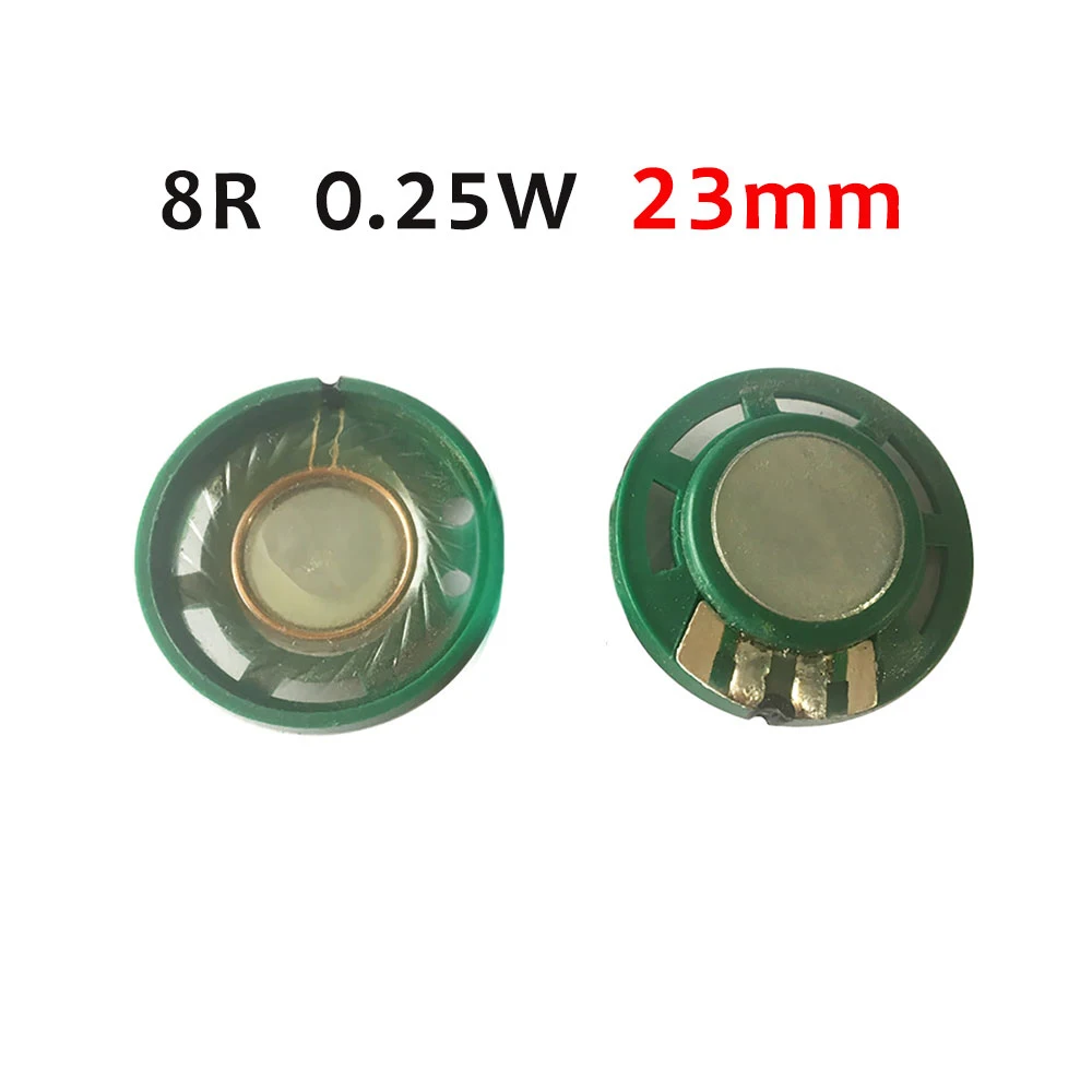 YuXi 2pcs Ultra-thin speaker Doorbell horn Toy-car horn 8/16/32 ohms 0.5W 0.25W 8R 16R 32R speaker 20 21 23 27 29 mm Diameter