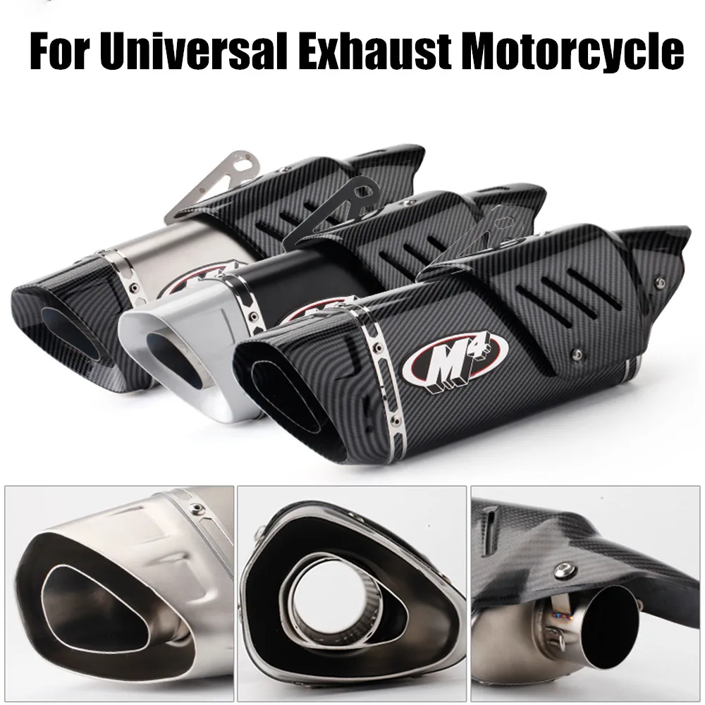 Exhaust Motorcycle Pipe For Akrapovic Echappement Escape Moto Spare Parts Modified Universal For KAWASAKI Z1000 Z750