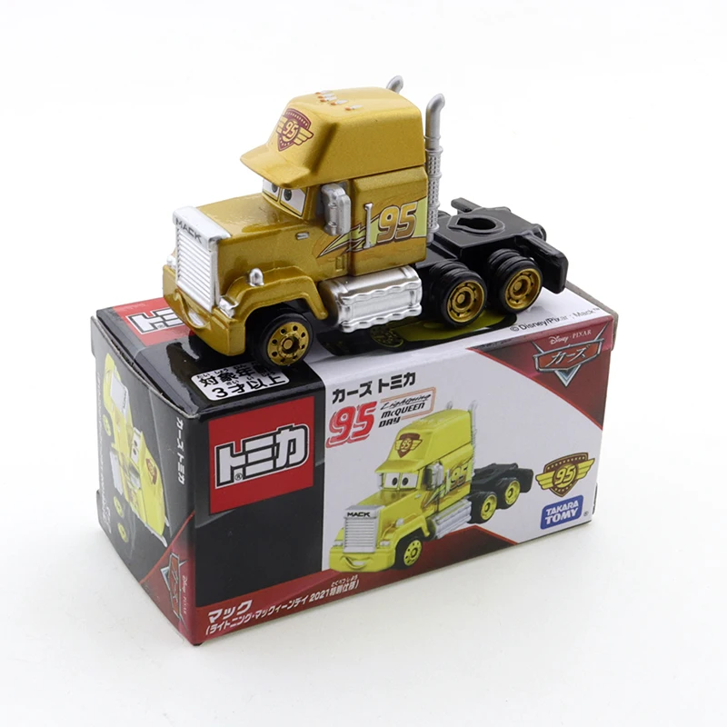 TAKARA TOMY Tomica Alloy Car Model Boy Toy Ornaments 2021Special Edition Lightning McQueen Mater Uncle Mack