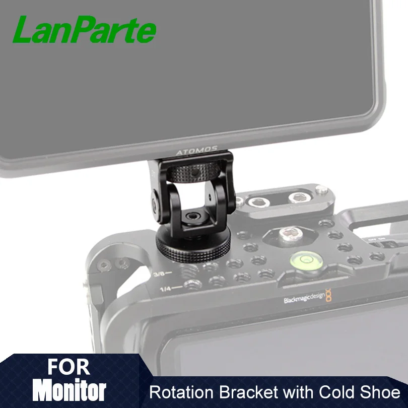 

Lanparte Monitor Quick Release Adapter with Cold Shoe Socket