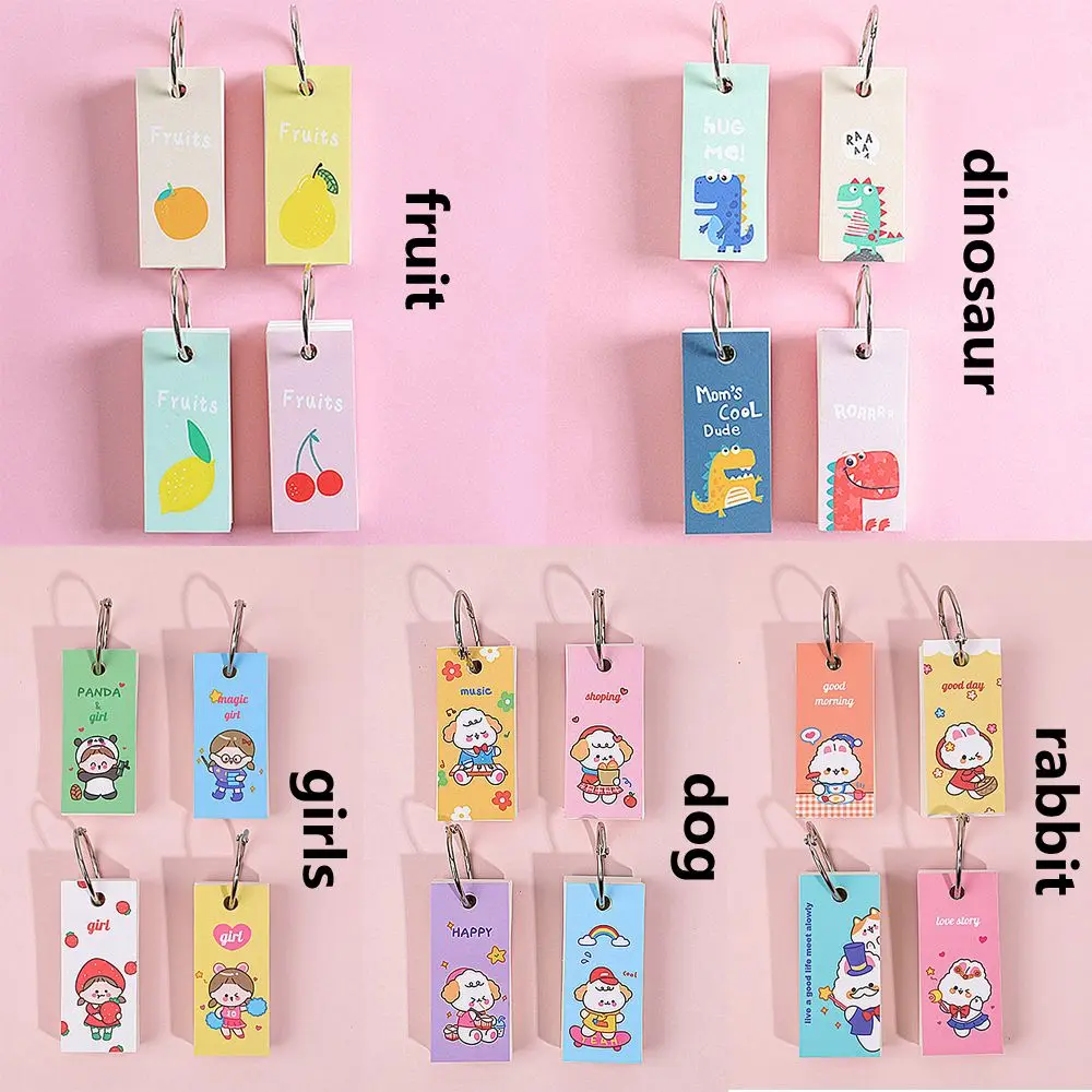 1PC Cute Cartoon cewki Mini luźne liści notatnik terminarz przenośne wiążące notatnik Kawaii szkolne materiały biurowe