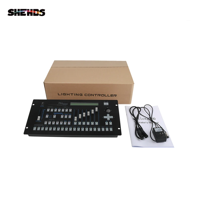 Imagem -04 - Shehds-dmx Piloto Equipamento de Iluminação 2000 Dmx 512 Controller Stage Light Equipamento dj Adequado Efeito Stage Pin Buraco