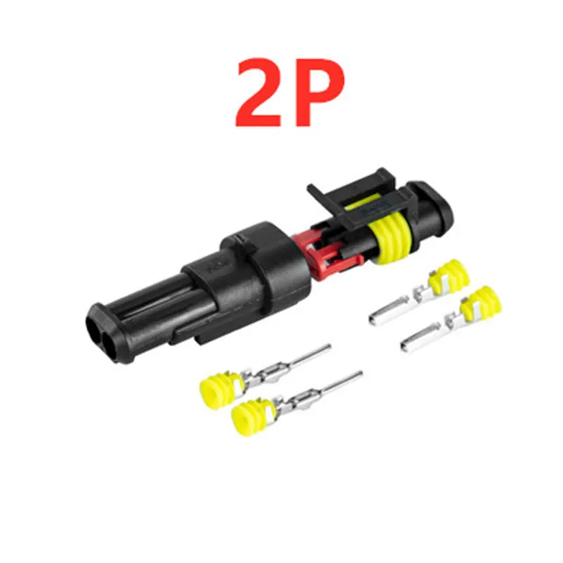 282080-1 Hid waterproof and anti source connector 1/2/3/4/5/6-pin automobile wire connector plug in vehicle harness 300V 12a