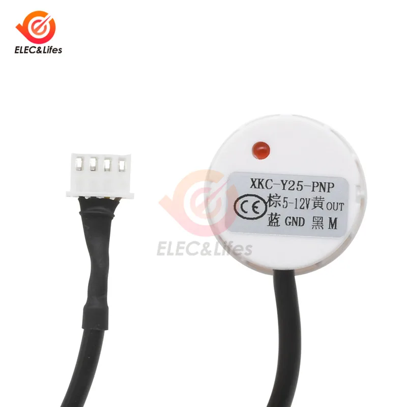 Imagem -05 - Interruptor Líquido do Sensor do Nível do Não-contato tipo Aderente Exterior Sensor Nivelado da Água Npn Pnp Rs485 Y25-v C.c. 5v 12v 24v Xkc Y25 T12v