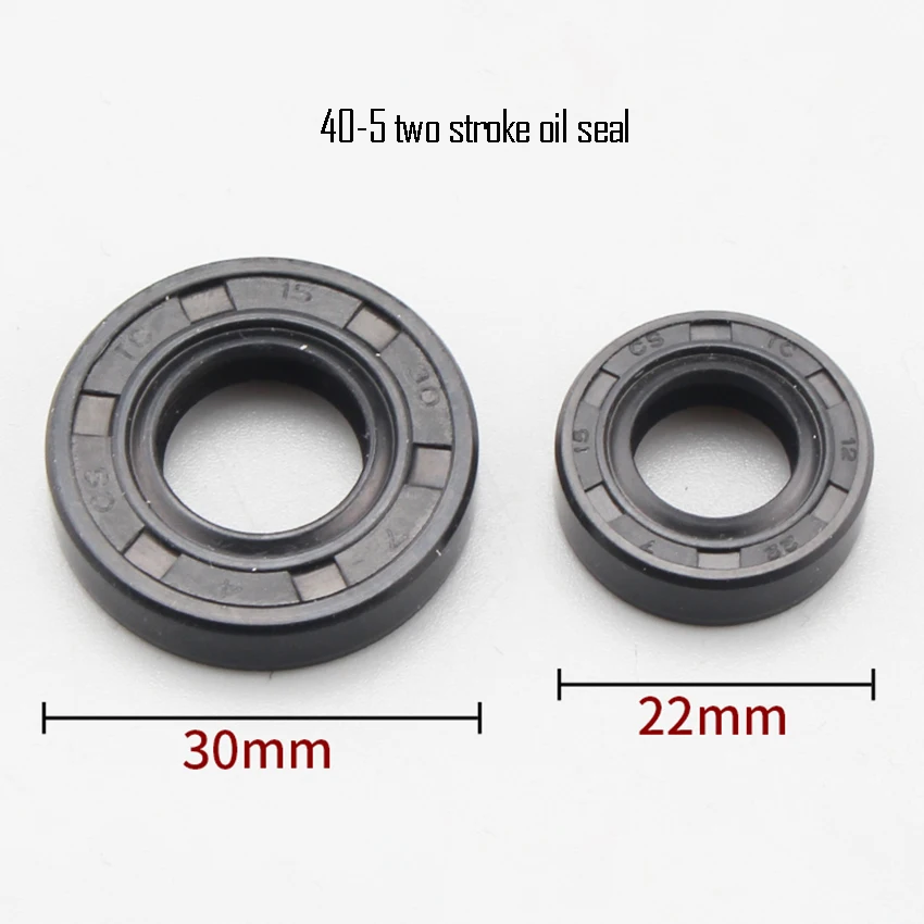 2Pcs/set Law Mower Oil Seal Kit, 2/4 Stroke Brush Cutter Crankshaft Oil Seal, Garden 40-5/139/GX35/140 Grass Trimmer Accessories