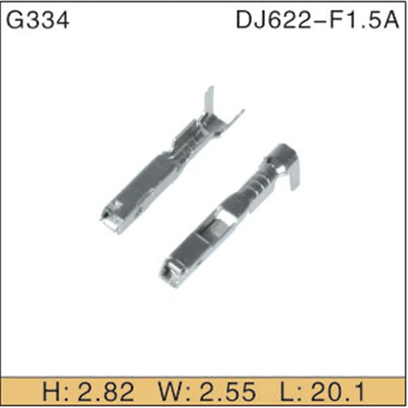 Free shipping 1000pcs Car Electronics & Motorcycle Accessories & Parts G334 female terminal connector
