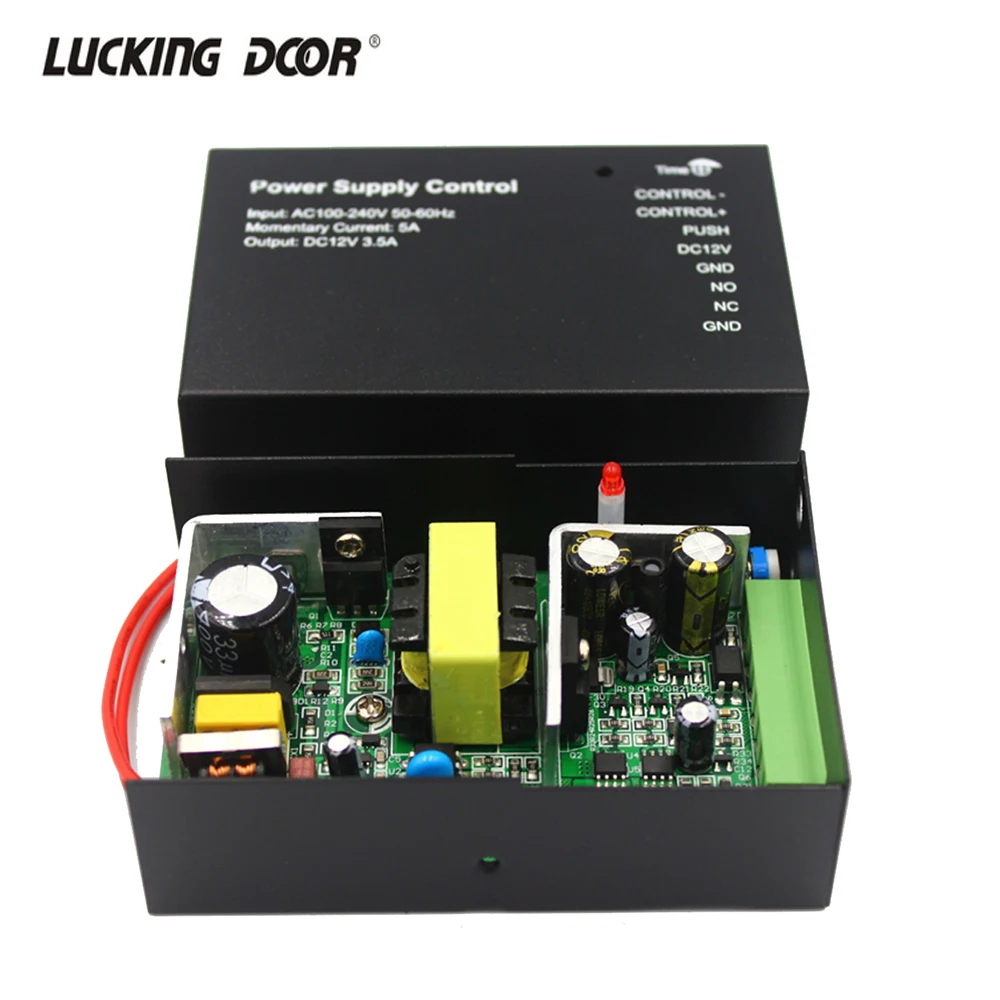 

Door Access Control System Switch Power Supply DC 12V 3.5A 5A AC 90~260V for Fingerprint Access Control Machine