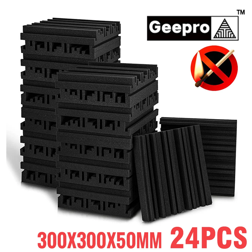 Geepro 300x300x50mm pianka akustyczna izolacja akustyczna Panel akustyczny izolacja akustyczna dla Studio pianka dźwiękochłonna izolator akustyczny