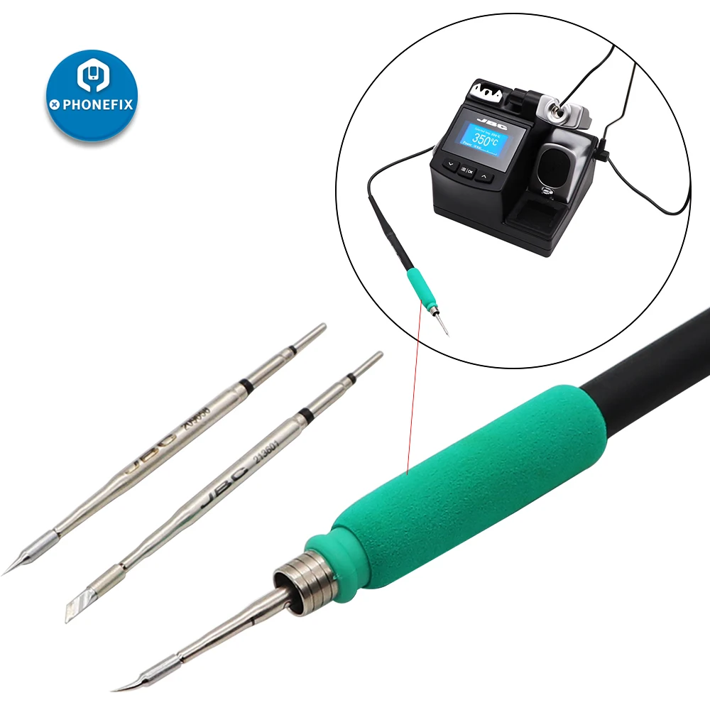 Original JBC Soldering Iron Tips C210-018 Tips for JBC T210-A T210-NA T210-PA Soldering Handle CD-2SE Soldering Station Welding