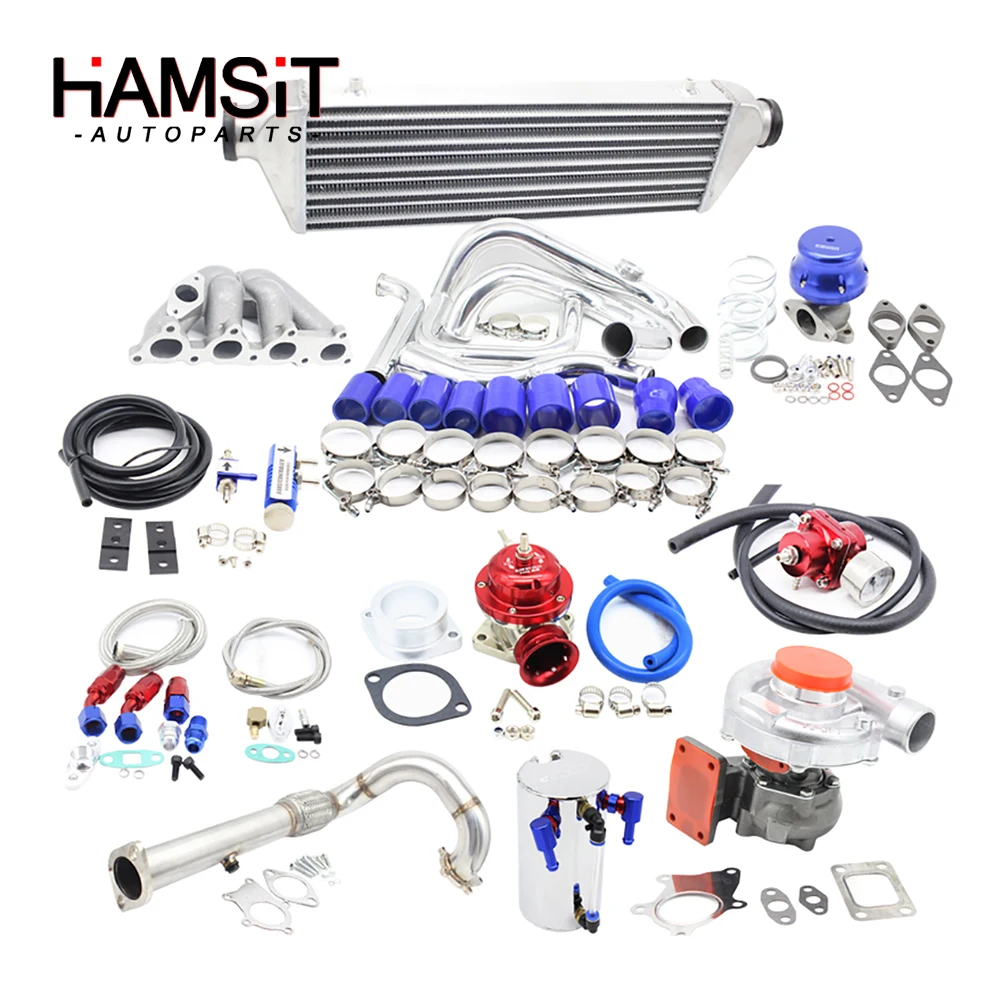 Kit Turbo Hamsit per Honda Civic CRX Del Sol serie D DX/LX EX/Si 1.6L SOHC VTEC I-4 D15B D16 D16Z