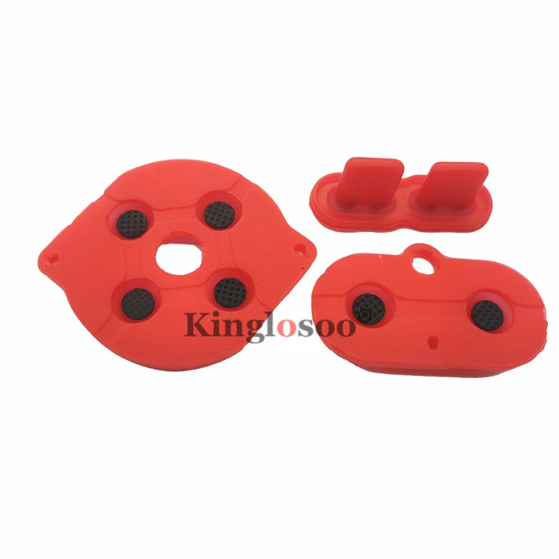 Para game boy bolso almofadas de borracha substituição para gbp habitação escudo botões de silicone a b d-pad start select teclado