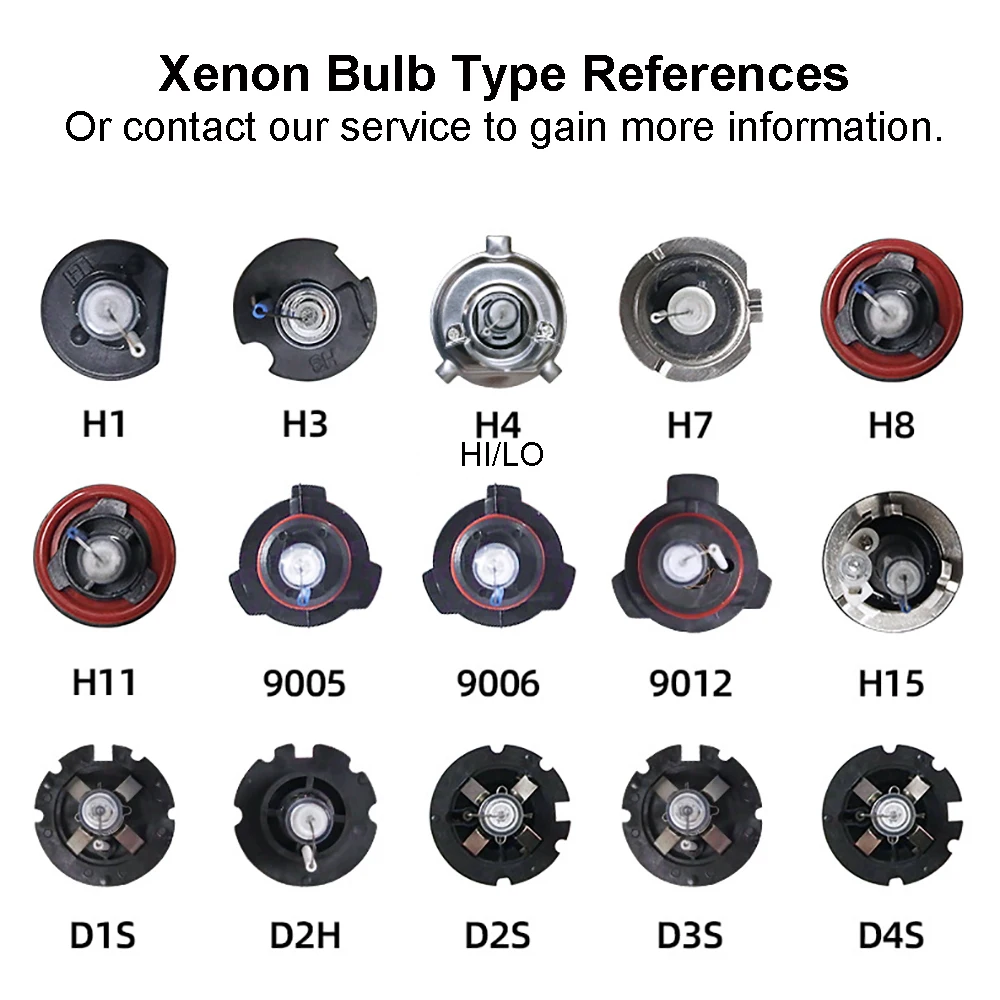 LSlight H1 H3 H4 H7 H11 H13 9004 9005 9006 880 35W HID Xenon Light Bulb Car Auto Headlight 4300K 5000K 6000K 8000K 10000K 12V DC