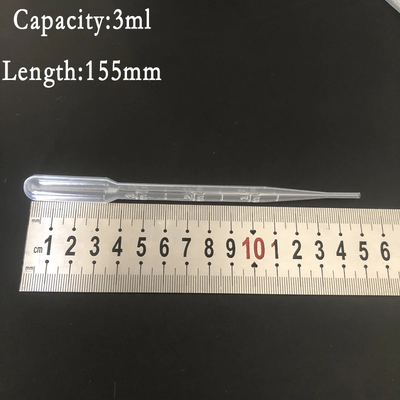 3ml Plastic Lab Tools 100pcs  200pcsDisposable Graduated Dropper Transfering Pasteur Pipettes