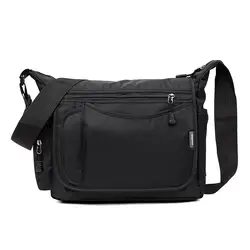 Men's Shoulder Bag Messenger Bag Nylon Material British Leisure College Style Multifunctional High Quality Design Large Capacity