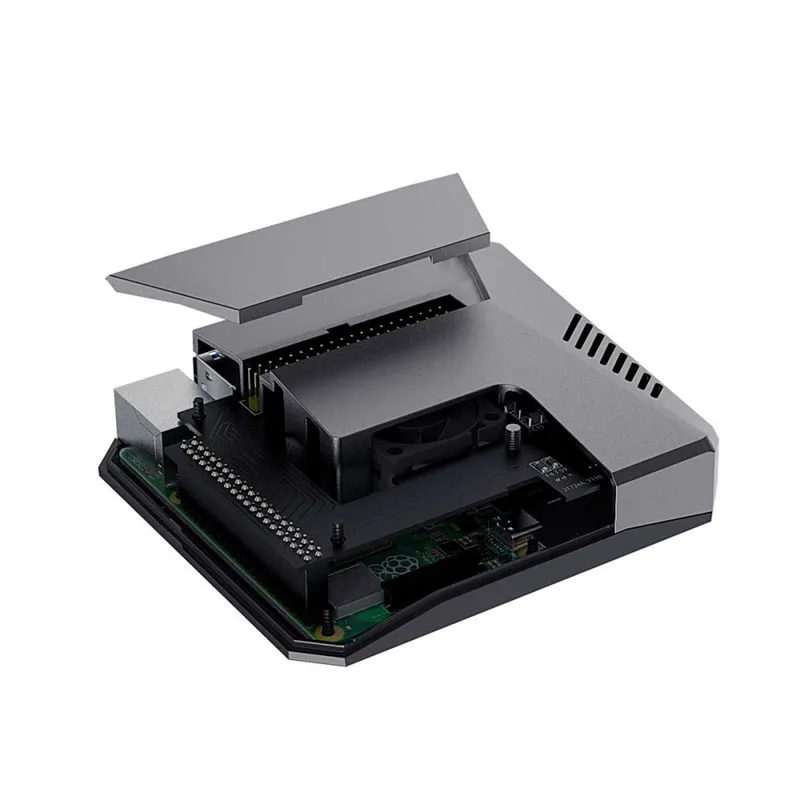 Argon One V2 Raspberry Pi 4 Aluminum Case Safe Power Button with Cooling Fan Temperature Management