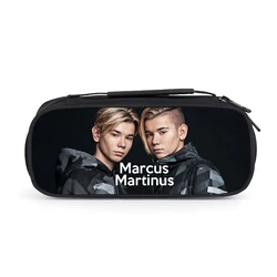 Marcus and Martinus Boys Girls Cartoon Pencil Case Bag School Pouches Children Student Pen Bag Kids Purse Wallet