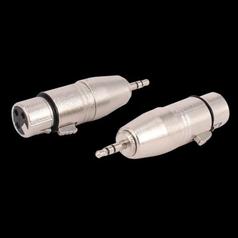 3.5 Male to Female XLR Microphone Capacitance Bus adapter 3.5SP For sound card, amplifier