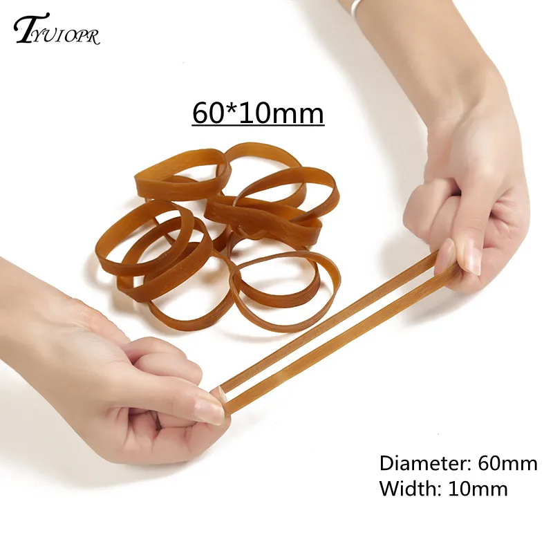 60*10Mm Cao Su Chất Lượng Cao Văn Phòng Vòng Cao Su Dây Cao Su Co Giãn Mạnh Văn Phòng Phẩm Trường Vật Dụng Văn Phòng