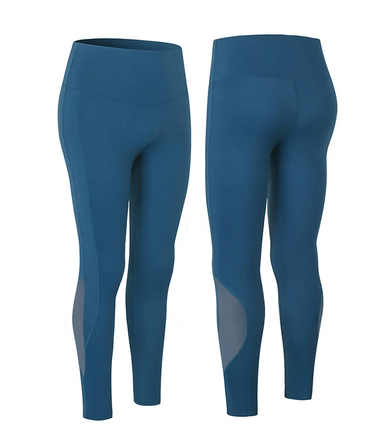 Pantalon de Yoga en maille pour femmes, Leggings de sport, de course à pied, collant de Jogging, de Fitness