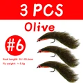 3 PIEZAS DE OLIVAS TAMAÑO 6