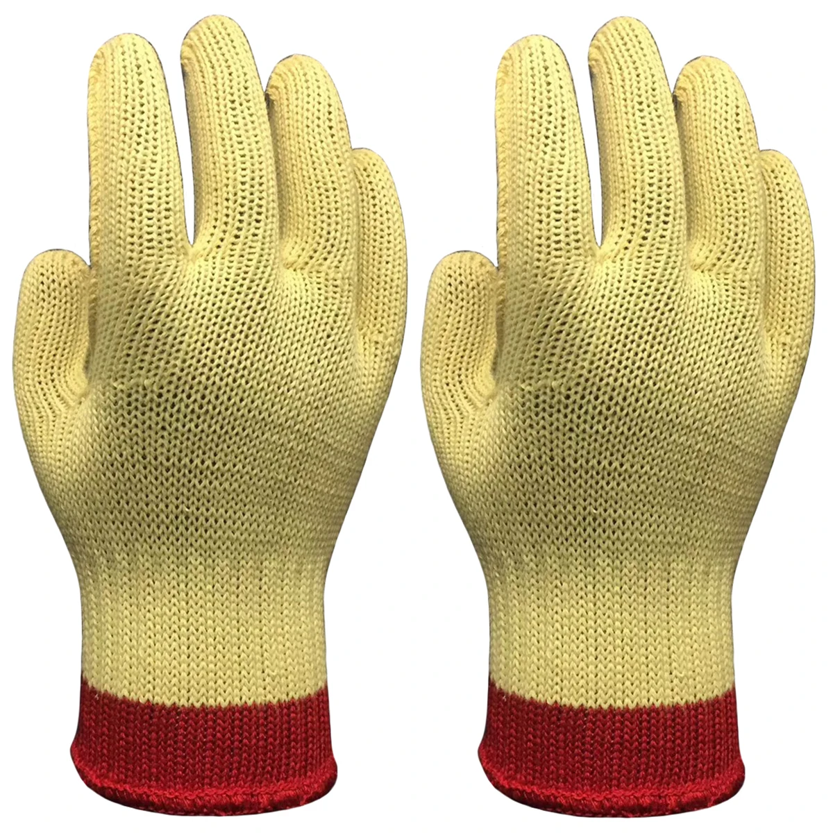 Anti Cut Resistant Butcher Work Glove Aramid Fiber Wrapped Steel Yarn Fire Proof Safety Mittens