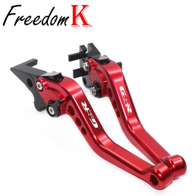 For GSR 750 2011-2018 GSR 600 2006-2011 GSR 400 2008-2012 Motorcycle Accessories CNC Short Brake Clutch Levers LOGO GSR