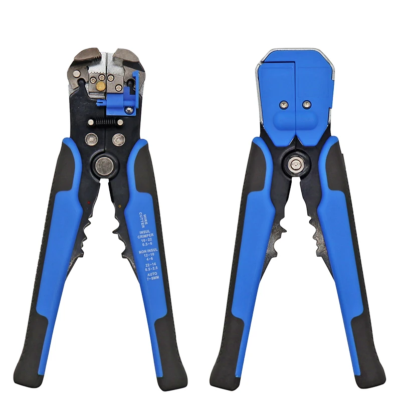 HS-D1 multi-functional Wire Stripper with Cutter Wire Stripping Tool 22-10AWG for Flat Ribbon Cable Wire Electrical peeling tool