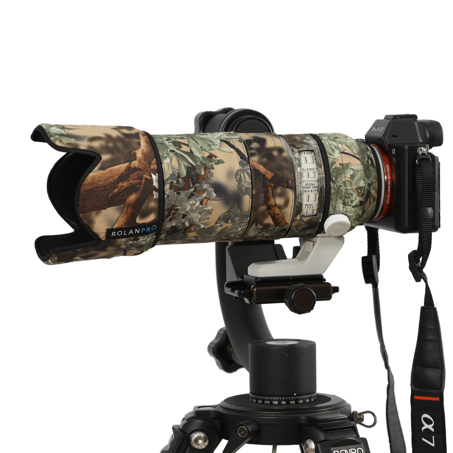 ROLANPRO مقاوم للماء عدسة التمويه معطف لسوني FE 70-200 مللي متر f/2.8 GM OSS عدسة حافظة سوني SEL70200 SLR غطاء كم Foto حقيبة