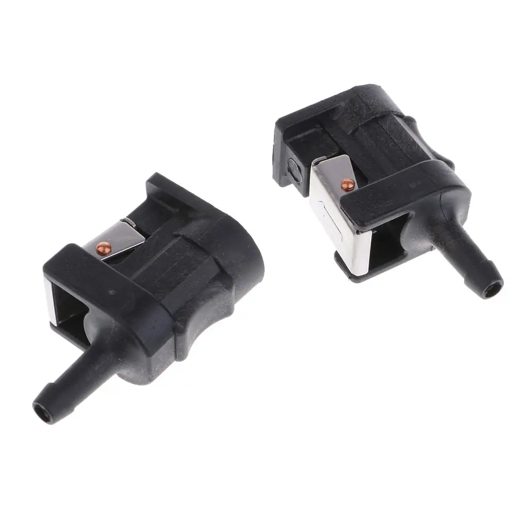 

2pcs 6x10cm Fuel Line Tank Connector Plastic for Yamaha Outboard Motor Marine Boat Engine Black Dropship