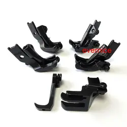 5 Sets Topstitch Walking Foot W/ Edge Guide For Juki Dnu-241 1541 Lu-562,563,1508