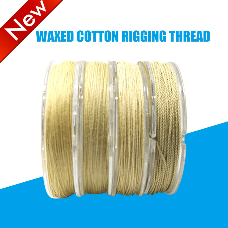 Waxed cotton Rigging Thread Choice of Colour/Size Model Boat Fittings