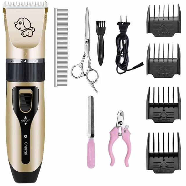 Electrical Pet  Hair Trimmer Rechargeable Low-Noise Cat Dog Hair Clipper Kit Remover Cutter Grooming Pets Accessories Haircut