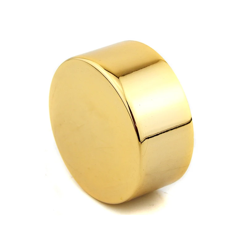 سوبر جميلة عالية الجودة النحاس مطلية بالذهب حجم المقبض من مكبر للصوت الجهد المقبض مرآة الوجه قطرها 42 مللي متر عالية 20 مللي متر