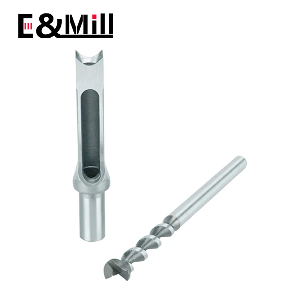 Woodworking Square Hole Drill Bit Punch Hole Opener Square Tenon Drill Square Hole Drill Tenon Drill Core Salad Drill Bit