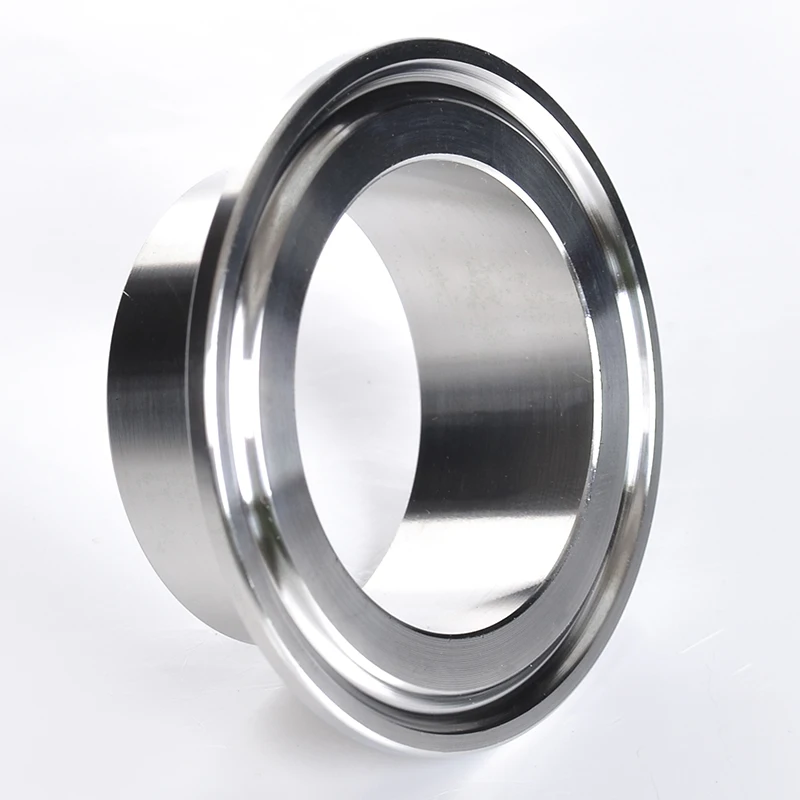 1pcs OD 19mm 38mm Sanitary Pipe Weld Ferrule Tri Clamp Type Stainless Steel Flange SUS 304 1.5\