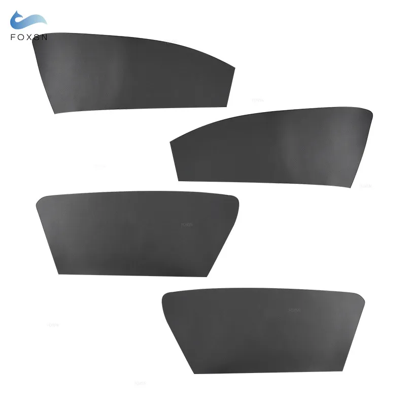 For Renault Fluence 4pcs Microfiber Leather Interior Door Armrest Panel Cover Protective Trim