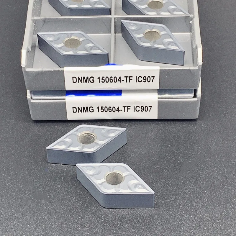 DNMG150604 TF IC907/IC908 Bên Ngoài Dụng Cụ Quay Rau Carbide Lắp DNMG150608 Biến Lắp Tiện Bằng Máy CNC Cắt