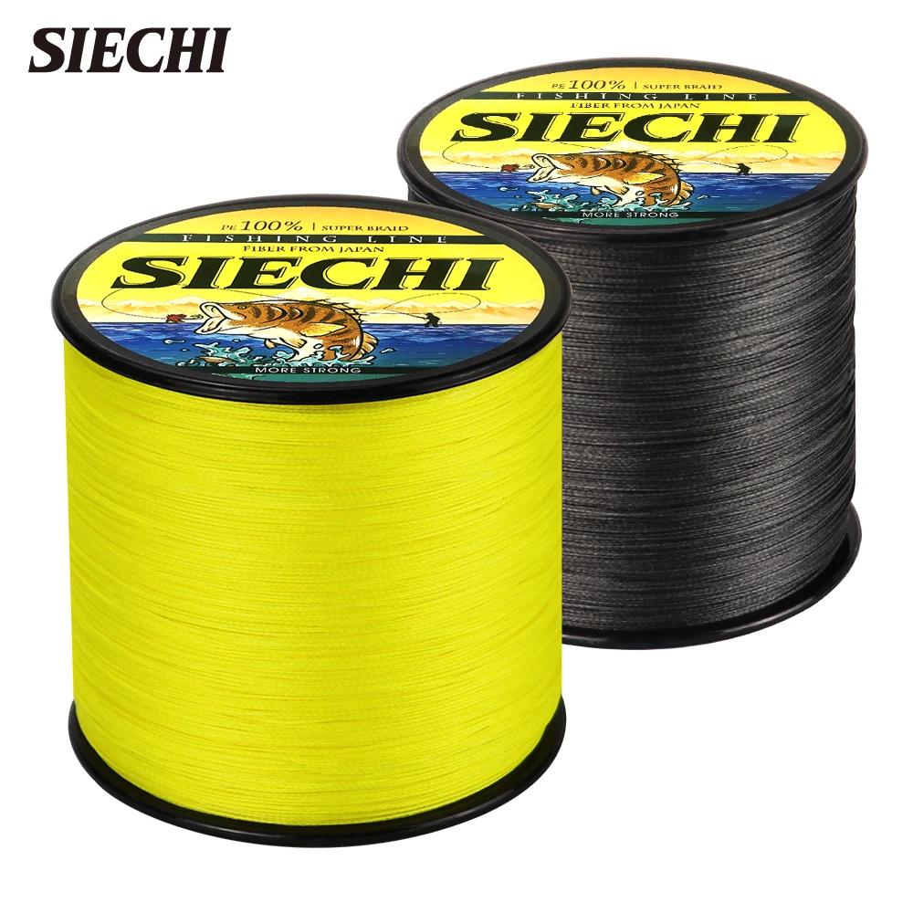 SIECHI 300M PE Braided Multifilament Fishing Line 8 Strands 4 Strands Fishing Line 20-88LB Carp Fishing